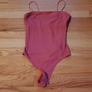 Pink bodysuit tanktop